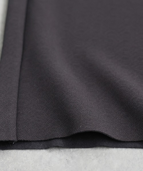 antiqua(アンティカ)の「裏起毛 ジョーゼット風 パンツ(その他パンツ・レディース・グレー/ホワイト系その他/ブラック・MEDIUM/LARGE)」の13枚目の写真