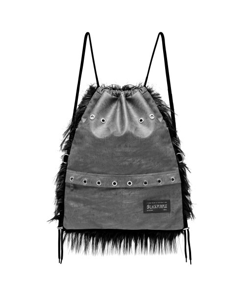 BLACKPURPLE(ブラックパープル)の「ラッキーウルフバッグ Lucky Wolf Bag_ブラック(バックパック/リュック・レディース・ブラック・FREE)」の1枚目の写真
