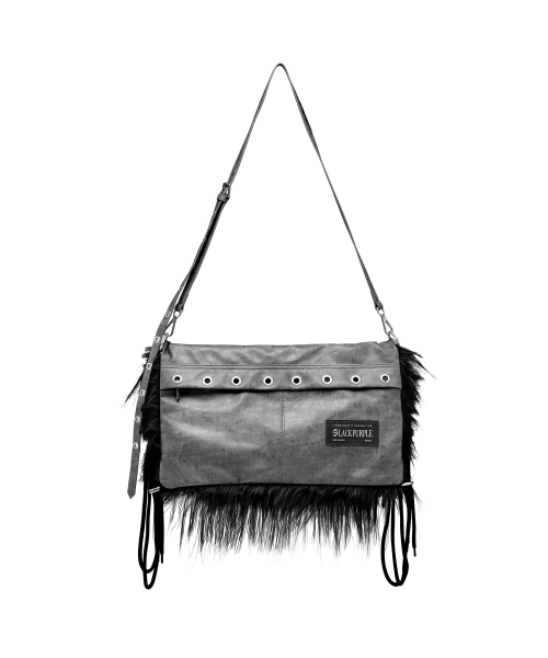 BLACKPURPLE(ブラックパープル)の「ラッキーウルフバッグ Lucky Wolf Bag_ブラック(バックパック/リュック・レディース・ブラック・FREE)」の2枚目の写真