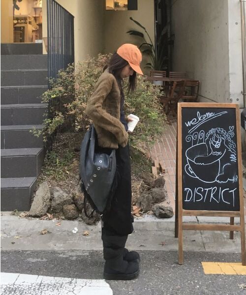 BLACKPURPLE(ブラックパープル)の「ラッキーウルフバッグ Lucky Wolf Bag_ブラック(バックパック/リュック・レディース・ブラック・FREE)」の7枚目の写真