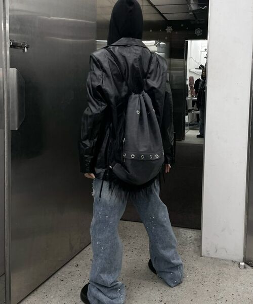 BLACKPURPLE(ブラックパープル)の「ラッキーウルフバッグ Lucky Wolf Bag_ブラック(バックパック/リュック・レディース・ブラック・FREE)」の9枚目の写真