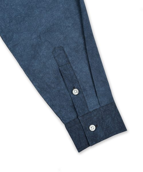 ERSCO(イーアルエスコ)の「ウォッシングコットンシャツ_ネイビー(シャツ/ブラウス・レディース・その他・MEDIUM/LARGE/X-LARGE)」の7枚目の写真
