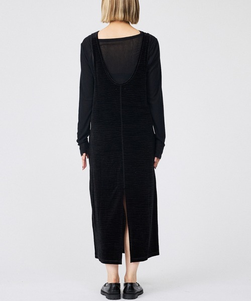 Rouge vif la cle（ルージュヴィフラクレ）の「【Keena/キーナ】ベルベットタンクワンピース/上品/お出かけ/ワンピース【WEB限定】（ワンピース・レディース・ピンク/ブラック・フリー）」の11枚目の写真