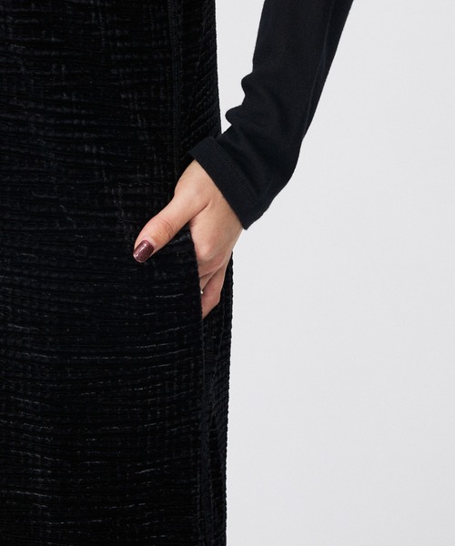 Rouge vif la cle（ルージュヴィフラクレ）の「【Keena/キーナ】ベルベットタンクワンピース/上品/お出かけ/ワンピース【WEB限定】（ワンピース・レディース・ピンク/ブラック・フリー）」の14枚目の写真