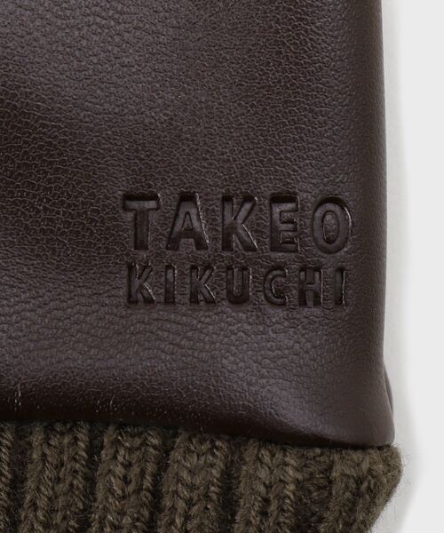 TAKEO KIKUCHI(タケオキクチ)の「ウォッシャブルグローブ(手袋・メンズ・ブラック/ダークブラウン/ネイビー・00)」の7枚目の写真