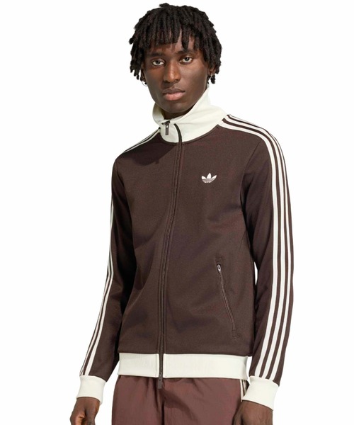 adidas(アディダス)の「adidas CLASSIC TRACK TOP / アディダス クラシック トラック トップ(その他アウター・メンズ・ブラウン・M/S/XXL/XL/L)」の2枚目の写真