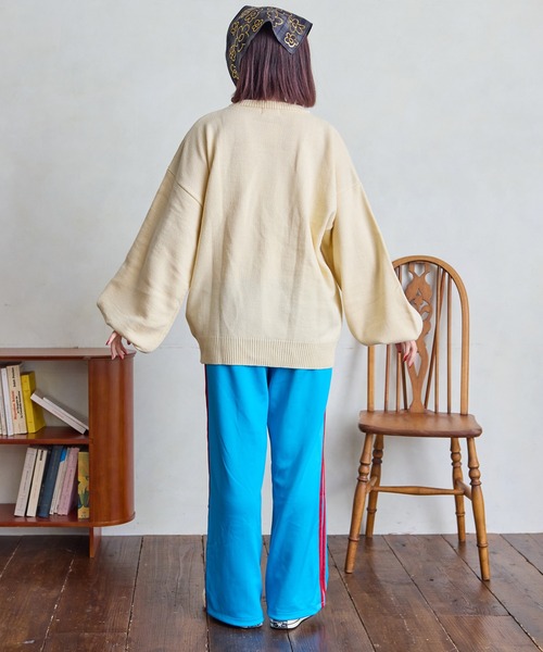 MARKEY'S(マーキーズ)の「【BOKU HA TANOSII】別注フラワーニット/おとな(ニット/セーター・レディース・レッド/オフホワイト/ブラック・170cm)」の8枚目の写真