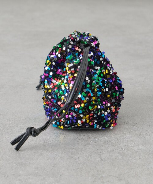 SHENERY（シーナリー）の「スパンコールバッグ（ショルダーバッグ・レディース・ブラック/ブラック系その他・FREE）」の5枚目の写真