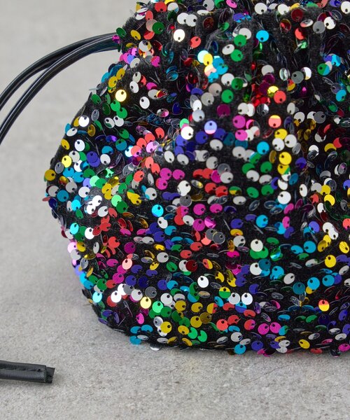 SHENERY（シーナリー）の「スパンコールバッグ（ショルダーバッグ・レディース・ブラック/ブラック系その他・FREE）」の7枚目の写真