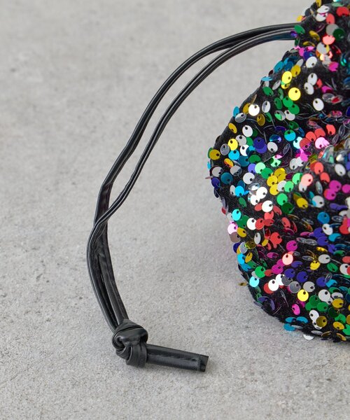 SHENERY（シーナリー）の「スパンコールバッグ（ショルダーバッグ・レディース・ブラック/ブラック系その他・FREE）」の8枚目の写真