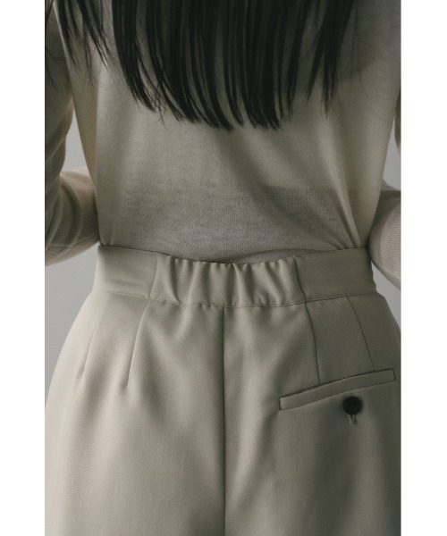 STYLEMIXER（スタイルミキサー）の「フリルヘムショートパンツ（その他パンツ・レディース・アイボリー/ブラック/グレー・SMALL/MEDIUM）」の9枚目の写真