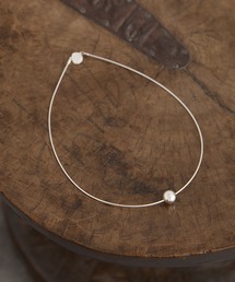 ERICKA NICOLAS BEGAY（エリッカ ニコラス ビゲイ）の「【ERICKA NICOLAS BEGAY】シルバーボールチョーカー Shiny1粒/40cm（チョーカー）」