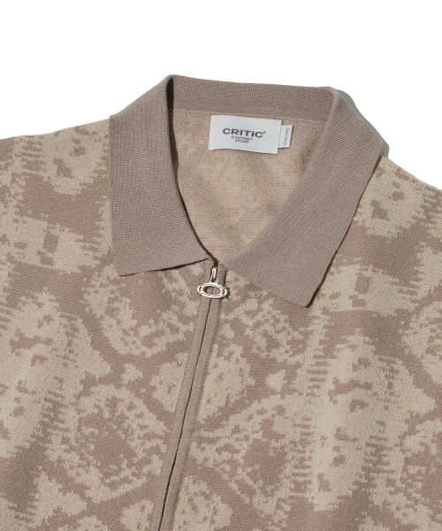 CRITIC(クリティック)の「PYTHON KNIT ZIP UP BEIGE(ニット/セーター・メンズ・その他・MEDIUM/LARGE/X-LARGE)」の4枚目の写真