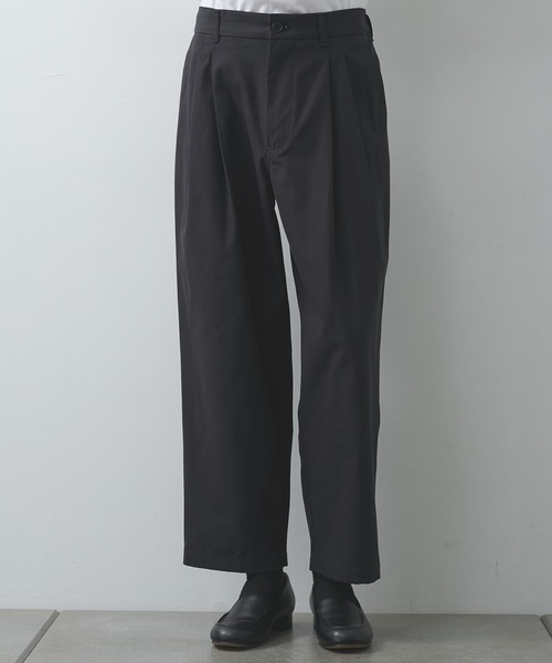 パンツ 25 STILL BY HAND Deep tuck pressed pants STILL BY HAND】Deep tuck pressed pants（スラックス）｜STILL BY