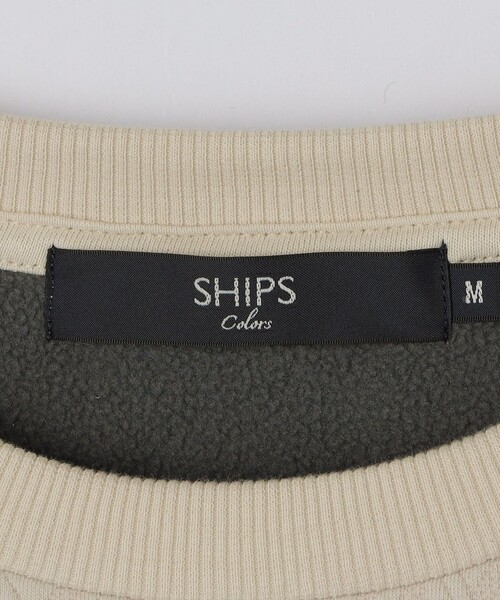 SHIPS Colors(シップス カラーズ)の「SHIPS Colors:フクレ ジャカード スウェット(スウェット・メンズ・ベージュ/ネイビー/ブラック・MEDIUM/LARGE/X-LARGE)」の9枚目の写真