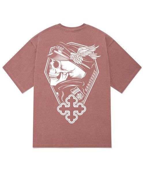KAN6312(カン6312)の「KTPP0119 ゴーストスカルピグメント半袖Tシャツ - ピンク(Tシャツ/カットソー・メンズ・その他・MEDIUM/LARGE/X-LARGE)」の1枚目の写真