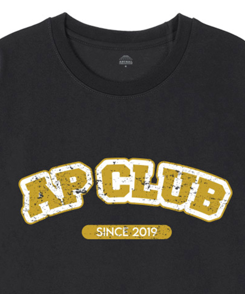 ASTRAL PROJECTION（アストラルプロジェクション）の「[APクラブ] オーバーサイズ 13番手 コットン ラウンドネック 半袖Tシャツ_チャコール（Tシャツ/カットソー・メンズ・その他・X-LARGE/XX-LARGE/LARGE/MEDIUM）」の3枚目の写真