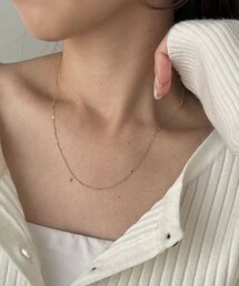 GOLDY（ゴールディ）の「〈GOLDY/ゴールディ〉ドットチェーンスキンネックレス（ネックレス）」