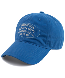 WICK（ウィック）の「GARENNE PARK Cotton Peach ballcap-blue（キャップ）」