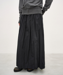 マキシクリーススカート BLACK