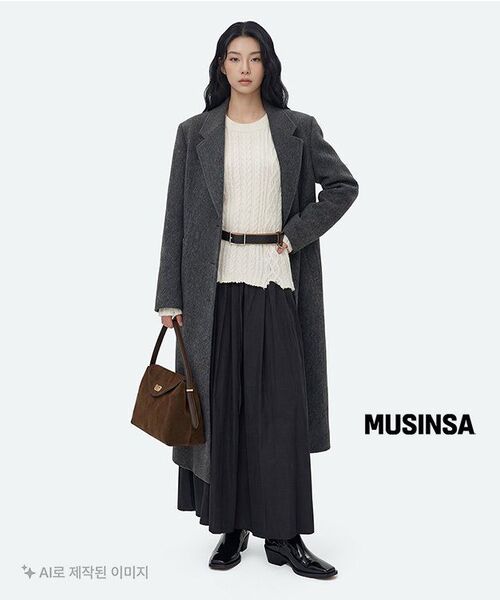 INSILENCE WOMEN（インサイレンスウーマン）の「マキシクリーススカート BLACK（スカート・レディース・その他・MEDIUM/SMALL）」の14枚目の写真