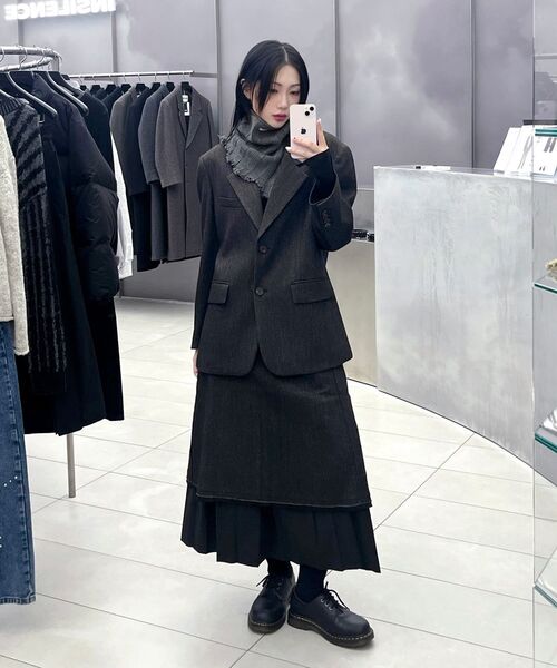INSILENCE WOMEN（インサイレンスウーマン）の「マキシクリーススカート BLACK（スカート・レディース・その他・MEDIUM/SMALL）」の22枚目の写真