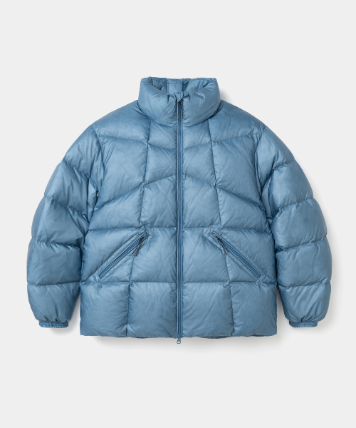UNIFORM BRIDGE(ユニフォームブリッジ)の「utility down jacket blue(ダウンジャケット/コート・メンズ・その他・SMALL/MEDIUM/LARGE/X-LARGE)」の1枚目の写真