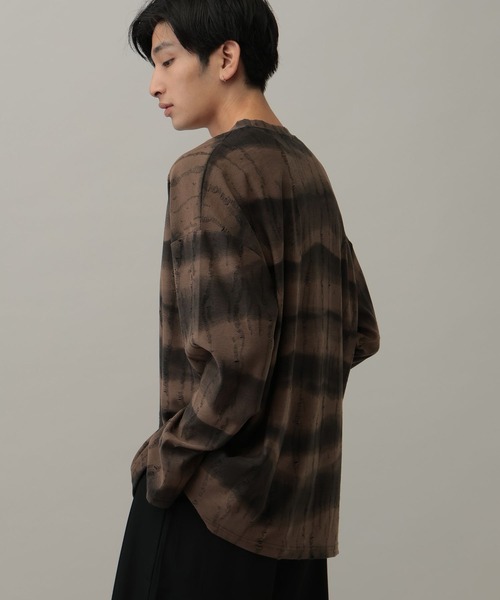 LAND MUSEUM(ランドミュージアム)の「LAND MUSEUM/ダメージTシャツ(Tシャツ/カットソー・メンズ・ブラウン/グレー・FREE)」の19枚目の写真