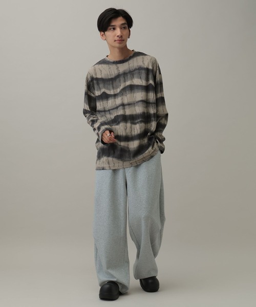 LAND MUSEUM(ランドミュージアム)の「LAND MUSEUM/ダメージTシャツ(Tシャツ/カットソー・メンズ・ブラウン/グレー・FREE)」の17枚目の写真