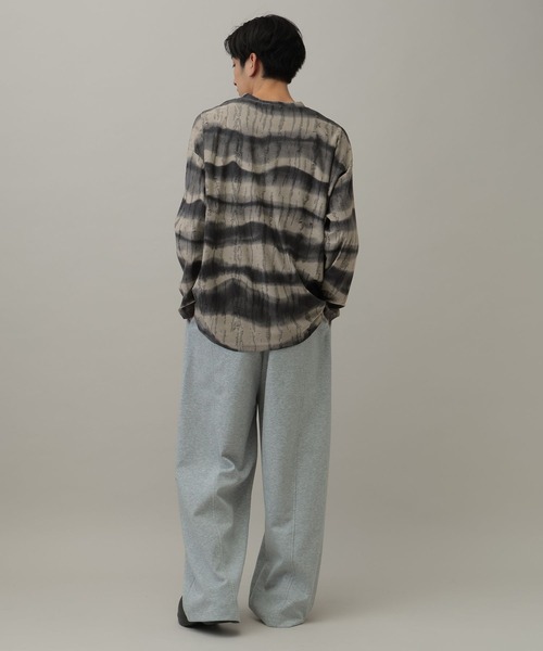 LAND MUSEUM(ランドミュージアム)の「LAND MUSEUM/ダメージTシャツ(Tシャツ/カットソー・メンズ・ブラウン/グレー・FREE)」の16枚目の写真