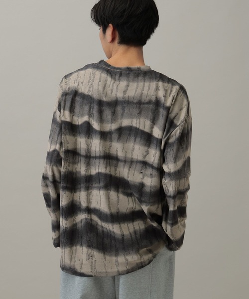 LAND MUSEUM(ランドミュージアム)の「LAND MUSEUM/ダメージTシャツ(Tシャツ/カットソー・メンズ・ブラウン/グレー・FREE)」の13枚目の写真