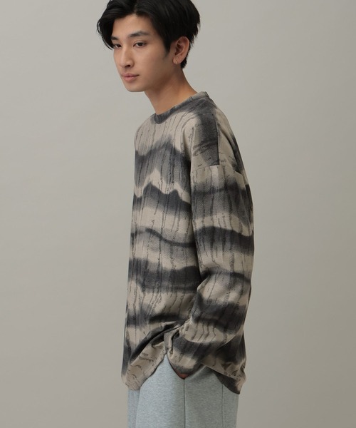 LAND MUSEUM(ランドミュージアム)の「LAND MUSEUM/ダメージTシャツ(Tシャツ/カットソー・メンズ・ブラウン/グレー・FREE)」の12枚目の写真