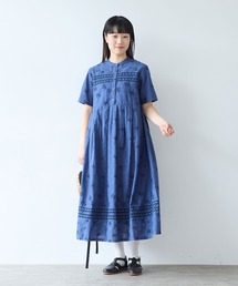 bulle de savon | びわ刺繍 ワンピース(ワンピース)