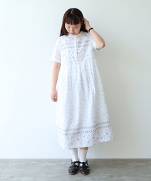 bulle de savon | びわ刺繍 ワンピース(ワンピース)