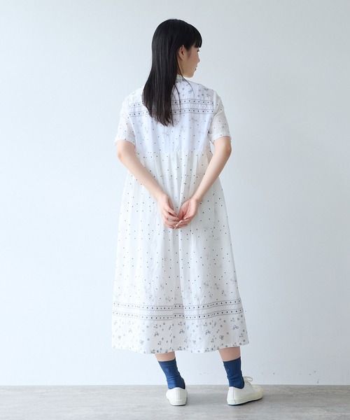 bulle de savon（ビュルデサボン）の「びわ刺繍 ワンピース（ワンピース・レディース・ホワイト・FREE）」の12枚目の写真