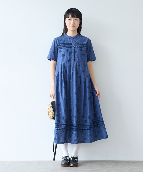 bulle de savon（ビュルデサボン）の「びわ刺繍 ワンピース（ワンピース・レディース・ホワイト・FREE）」の14枚目の写真