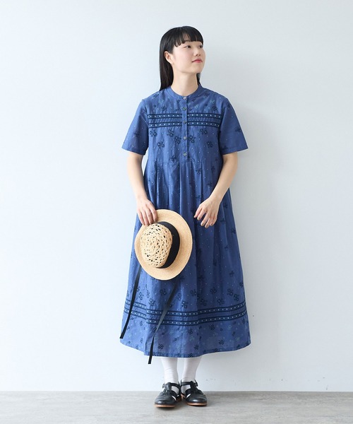 bulle de savon（ビュルデサボン）の「びわ刺繍 ワンピース（ワンピース・レディース・ホワイト・FREE）」の19枚目の写真