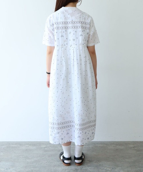 bulle de savon（ビュルデサボン）の「びわ刺繍 ワンピース（ワンピース・レディース・ホワイト・FREE）」の22枚目の写真