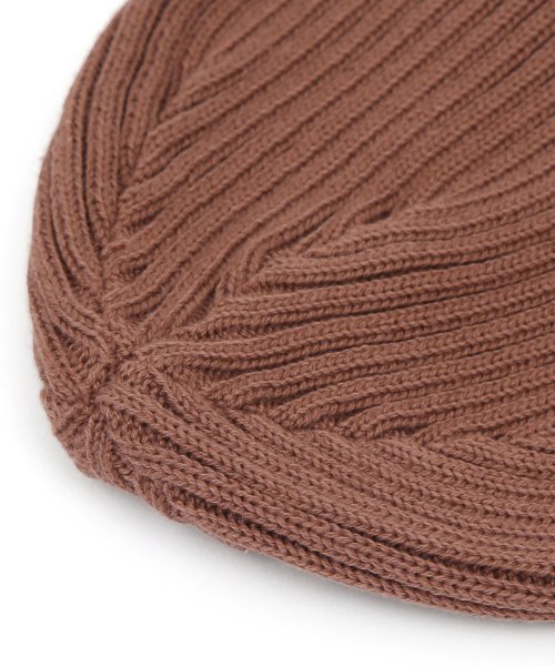 UNDERCONTROL(アンダーコントロール)の「四季用薄手ロングビーニーコットンニット男女共用ロゴビーニーモ帽子 BEANIE / FLORAL SCRIPT / M STRIPE / D PINK(ニットキャップ/ビーニー・メンズ・その他・FREE)」の4枚目の写真