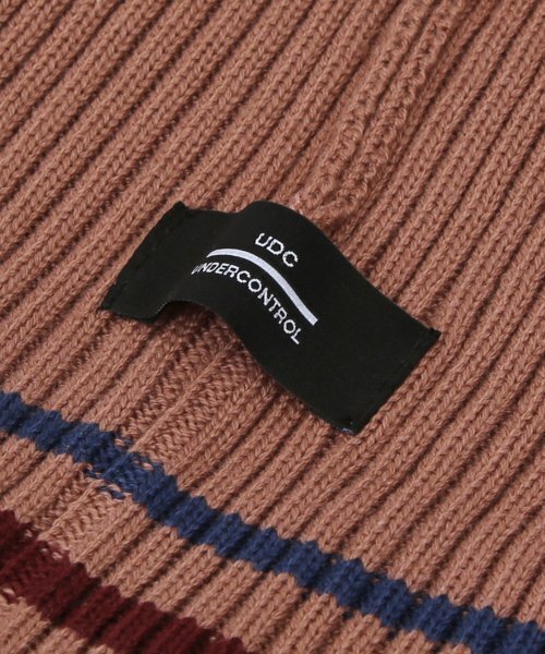 UNDERCONTROL(アンダーコントロール)の「四季用薄手ロングビーニーコットンニット男女共用ロゴビーニーモ帽子 BEANIE / FLORAL SCRIPT / M STRIPE / D PINK(ニットキャップ/ビーニー・メンズ・その他・FREE)」の6枚目の写真