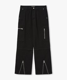 FABREGAT（ファブレガ）の「モス ユーティリティ フレアパンツ (ブラック)（その他パンツ）」