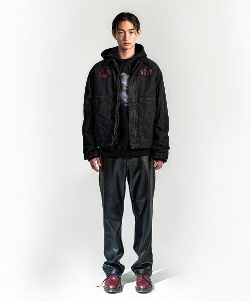 SUNDAY FRUIT MARKET(サンデーフルーツマーケット)の「SUNDAY DENIM JACKET BLACK(デニムジャケット・メンズ・その他・MEDIUM/LARGE)」の10枚目の写真