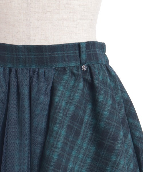 axes femme（アクシーズファム）の「異素材イレヘムボリュームスカート（スカート・レディース・ダークグリーン/ブラック/ワイン・FREE）」の22枚目の写真