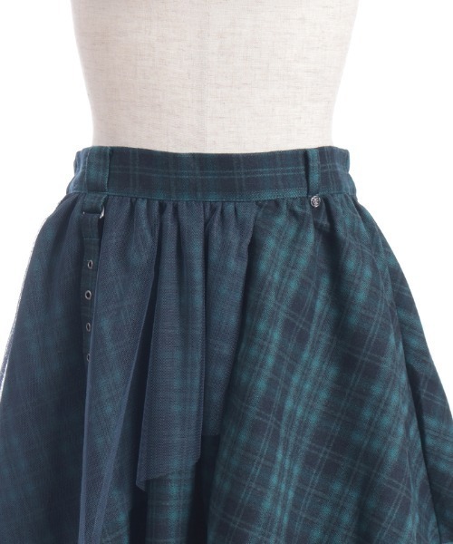 axes femme（アクシーズファム）の「異素材イレヘムボリュームスカート（スカート・レディース・ダークグリーン/ブラック/ワイン・FREE）」の20枚目の写真