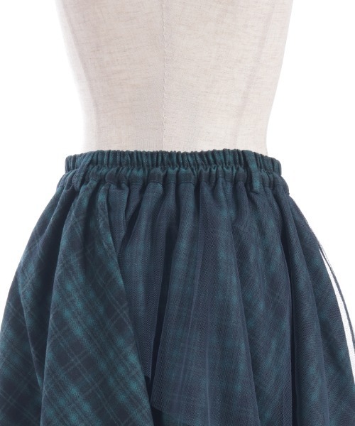 axes femme（アクシーズファム）の「異素材イレヘムボリュームスカート（スカート・レディース・ダークグリーン/ブラック/ワイン・FREE）」の18枚目の写真