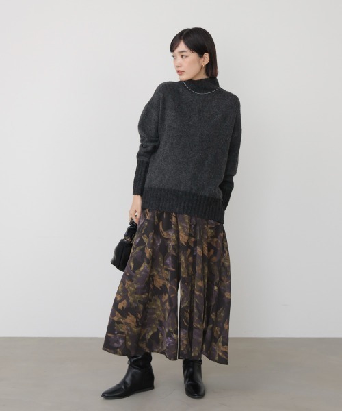 Bou Jeloud（ブージュルード）の「花柄フレアパンツ（その他パンツ・レディース・ブラック/グレー・FREE）」の15枚目の写真