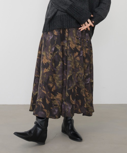 Bou Jeloud（ブージュルード）の「花柄フレアパンツ（その他パンツ・レディース・ブラック/グレー・FREE）」の17枚目の写真