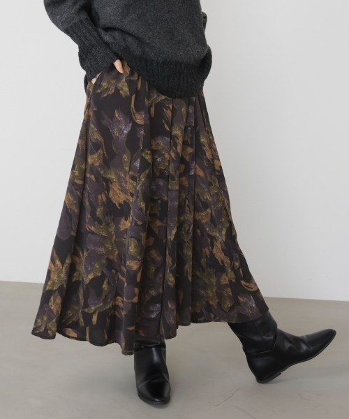 Bou Jeloud（ブージュルード）の「花柄フレアパンツ（その他パンツ・レディース・ブラック/グレー・FREE）」の20枚目の写真