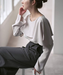 Noble | スリットケープブラウス(シャツ/ブラウス)