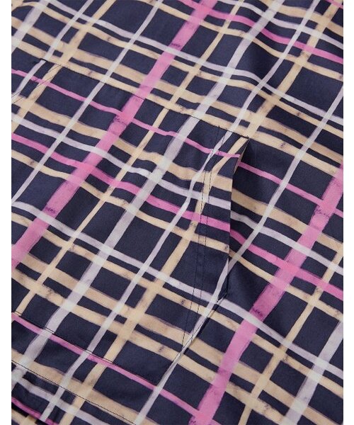 MMLG（エムエムエルジー）の「[Mmlg] MULTI CHECK ANORAK (NAVY)（ナイロンジャケット・レディース・その他・SMALL/MEDIUM/LARGE）」の5枚目の写真